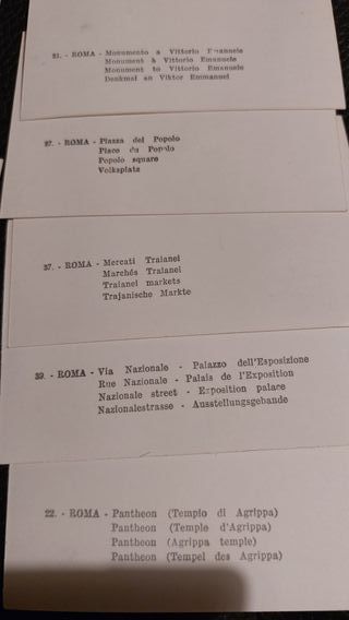 10 Cartoline - Roma Anni '50 Originali