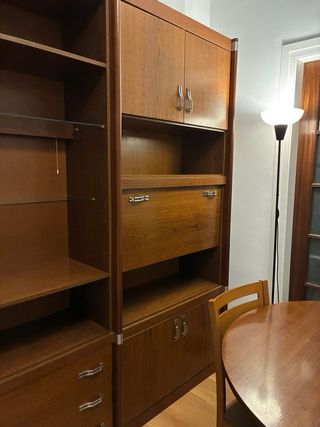 Mueble modular clásico de madera