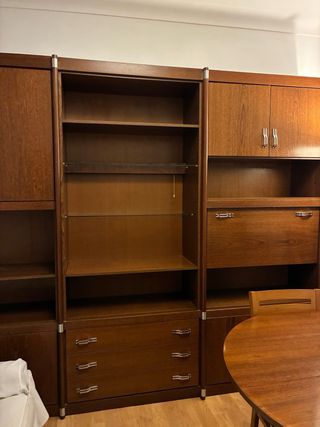 Mueble modular clásico de madera