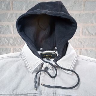 Cazadora Vaquera Silsilk Gris Claro Hombre