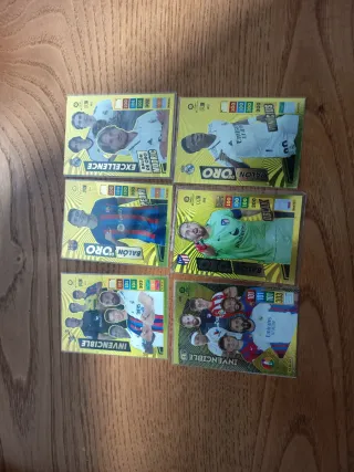 Lote Adrenalyn Balón de Oro y Invencibles