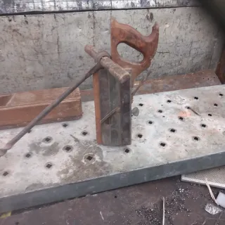 Taladro de arco y cepillos de carpintero