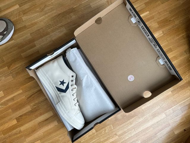 Converse All Star Hombre Beige/Blanco Talla 45