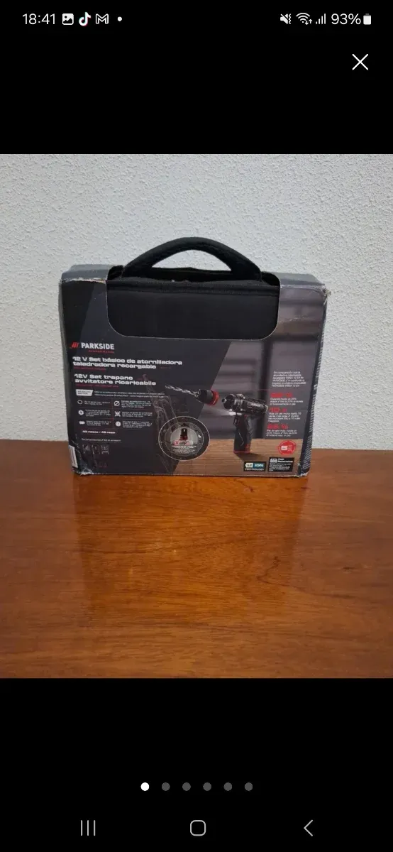 Parkside Set Taladro Atornilladora 12V