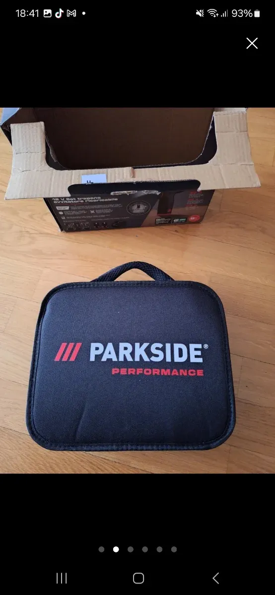 Parkside Set Taladro Atornilladora 12V
