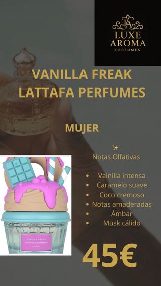 Lattafa Vanilla Freak Perfume Mujer
