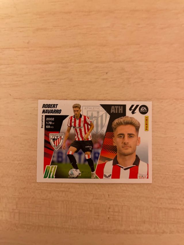 1 Cromo dell'ultimo acquisto dell'Atletico Bilbao