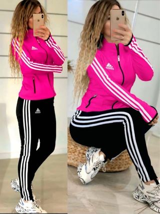 Conjunto Adidas Negro y Blanco