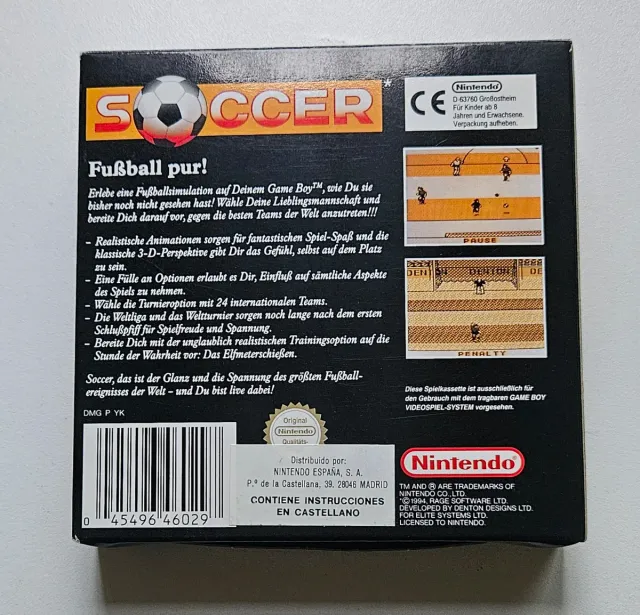 Soccer Game Boy Españolizado