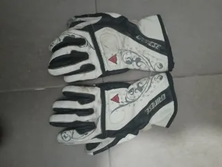 Guantes Dainese Moto Negro Blanco