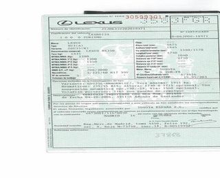 Cremallera dirección lexus 35552 jtek 68210727 rx