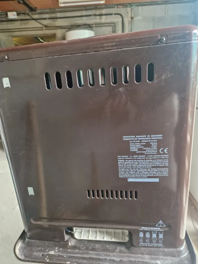 Estufa KAYOUMI Mixta Marrón/Plata