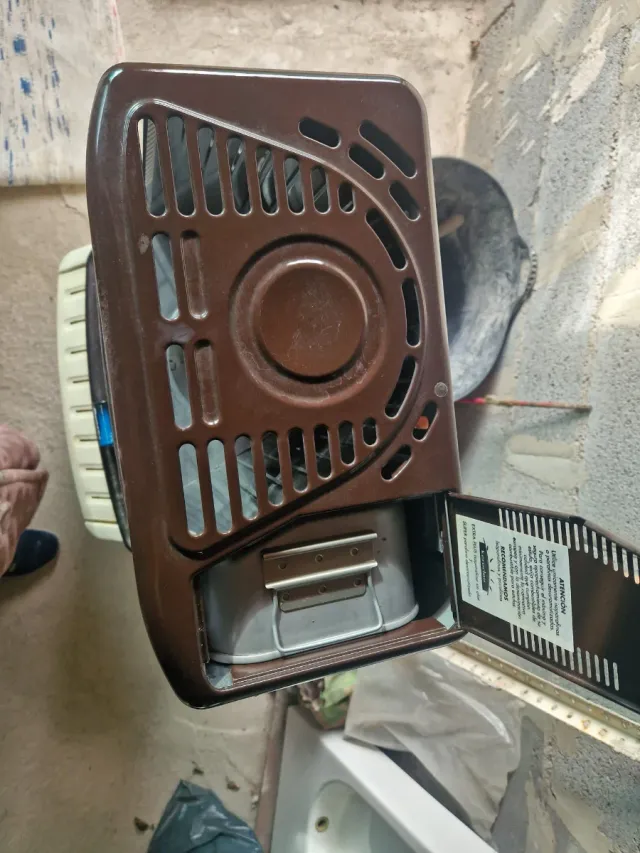 Estufa KAYOUMI Mixta Marrón/Plata