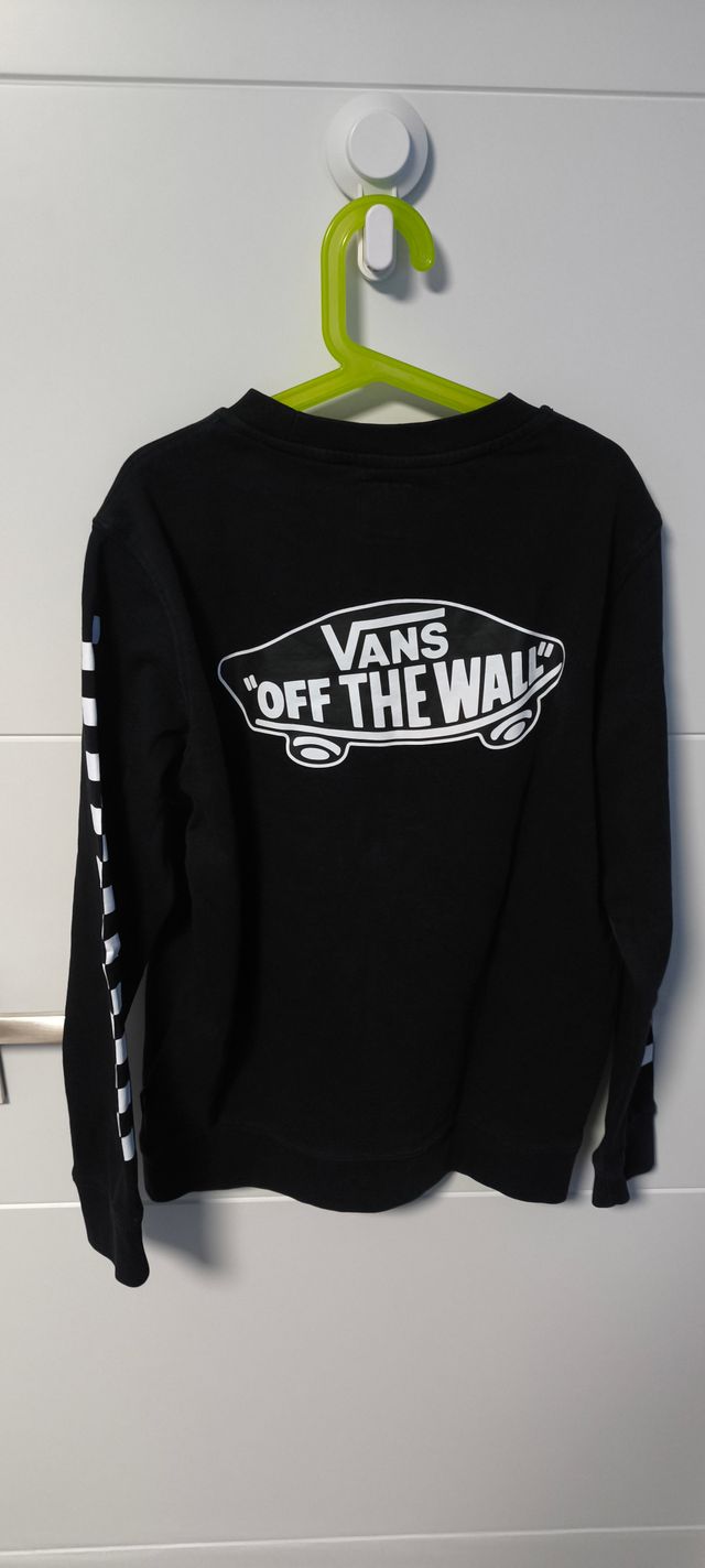 Sudadera Vans Off The Wall Negra 10-12