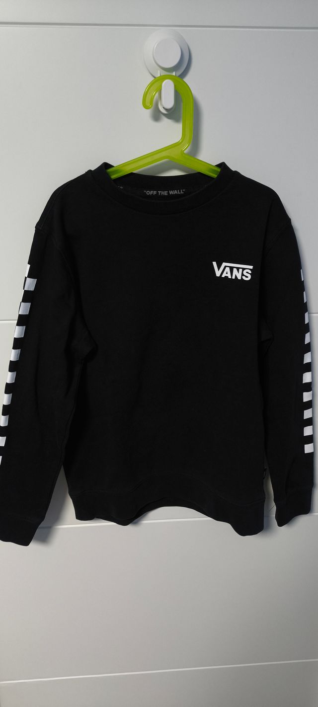 Sudadera Vans Off The Wall Negra 10-12