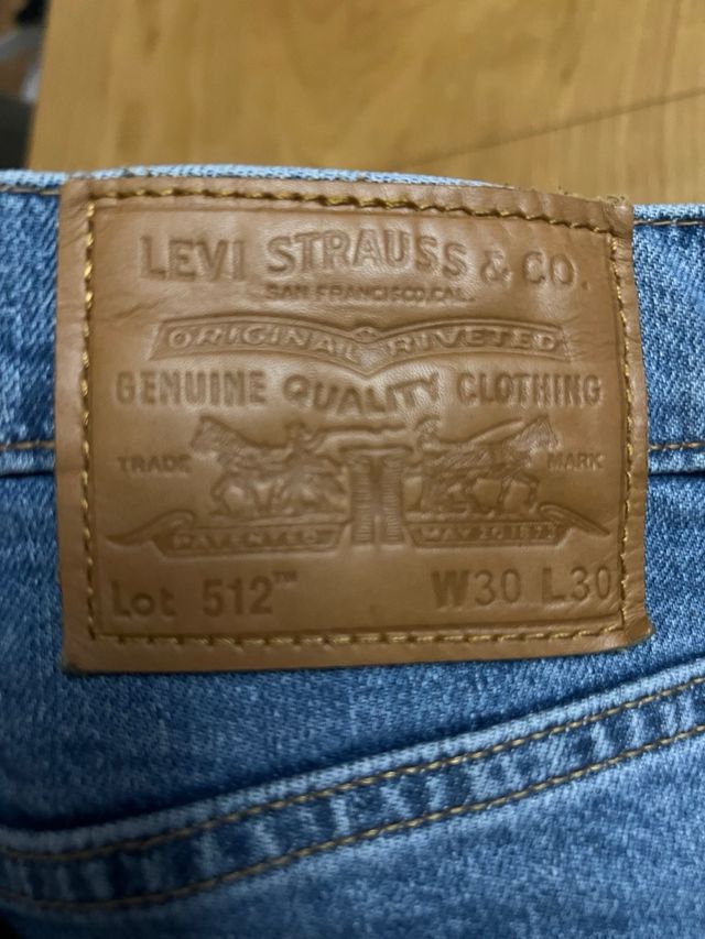 Vaqueros Levi's Strauss Hombre Azules Rotos