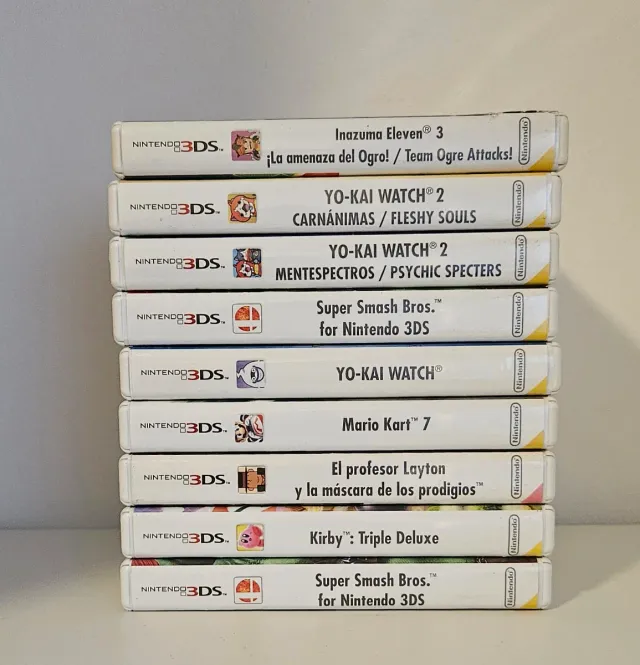 Lote 8 Cajas Juegos Nintendo 3DS