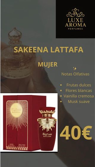 Perfume Lattafa Sakeena Mujer 100ml
