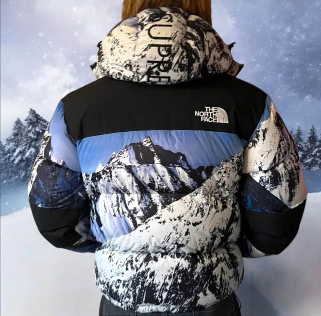 Abrigo The North Face x Supreme original