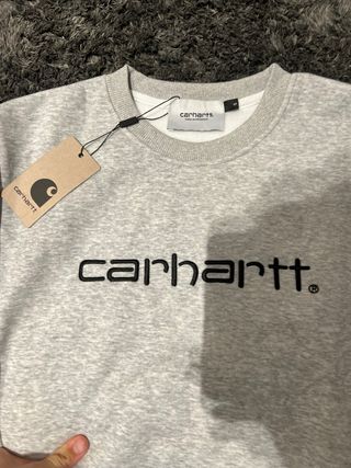 Sudadera Carhartt Gris Talla S