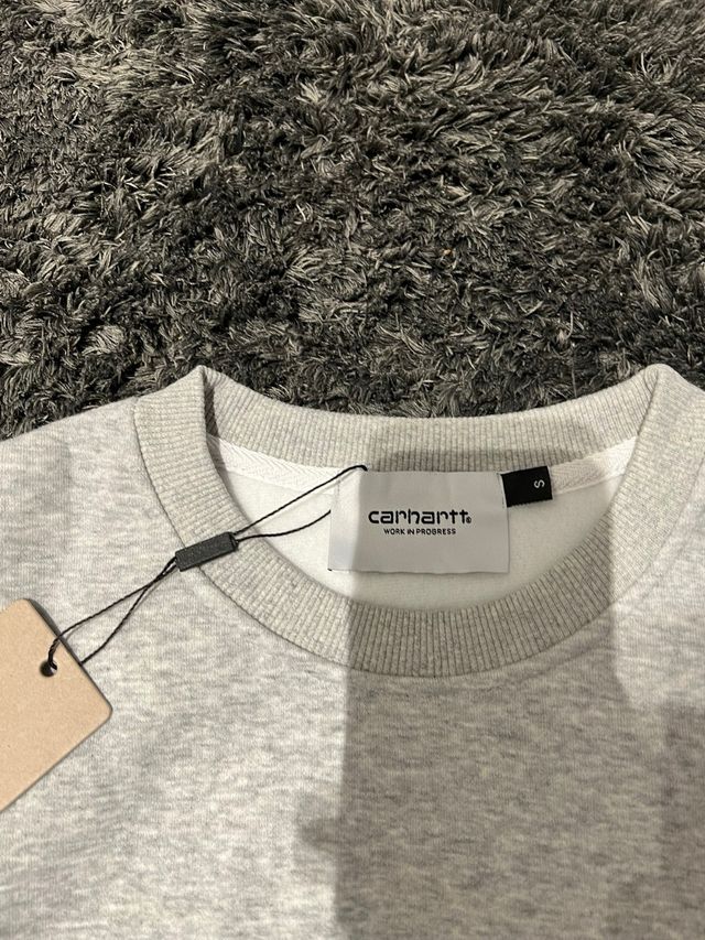 Sudadera Carhartt Gris Talla S