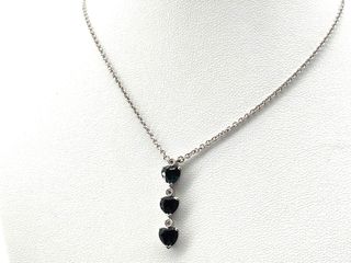 cadena oro 18k con piedra con diamante 22cm