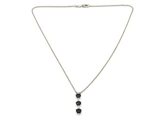 cadena oro 18k con piedra con diamante 22cm