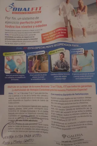 Bicicleta Estática Dualfit