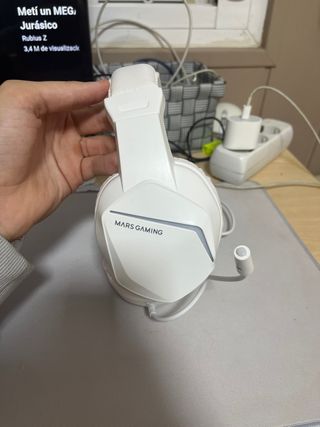 Cascos Mars Gaming Blancos