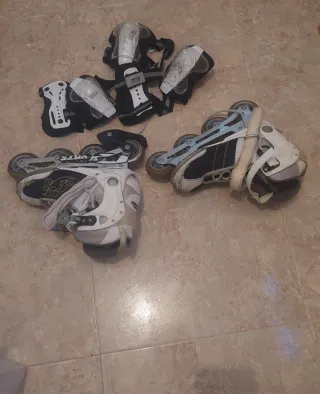 Patines en línea y protecciones n 41