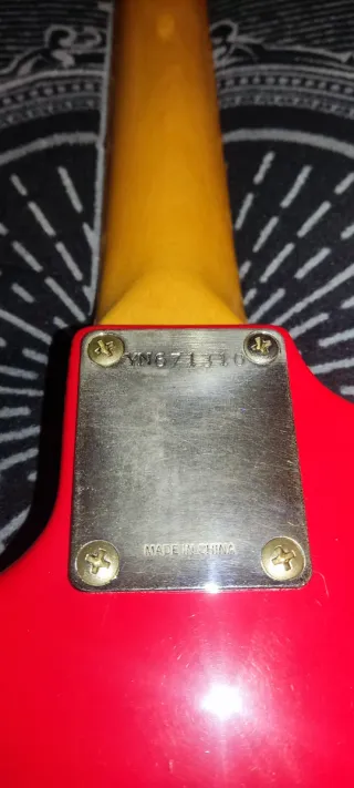 Guitarra Eléctrica Squier Affinity 1996 Roja