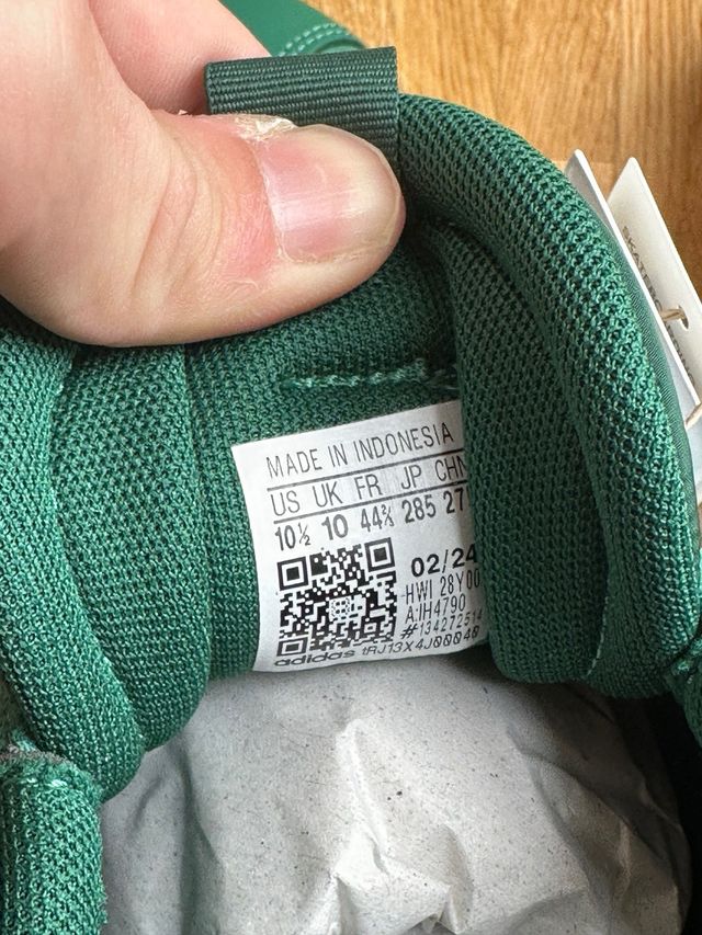 Adidas VL Court 3.0 Verde/Marrón Talla 44,5