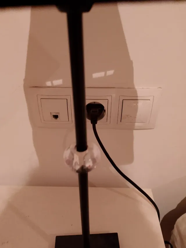 Juego de 2 lámparas de mesa negras