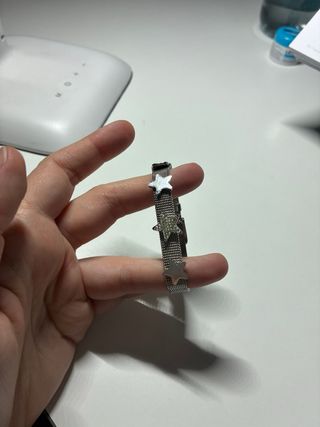 Pulsera de plata con estrellas