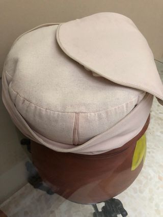 Cojín de meditación redondo