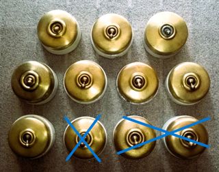 Interruptor antiguo.