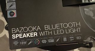 Altavoz Avenzo Bazooka Bluetooth LED Karaoke