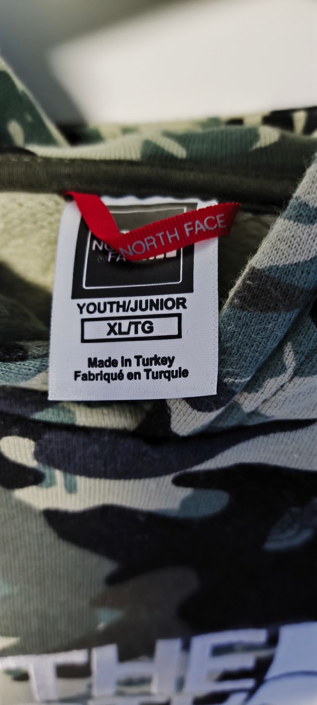 Sudadera The North Face camuflaje 10-12
