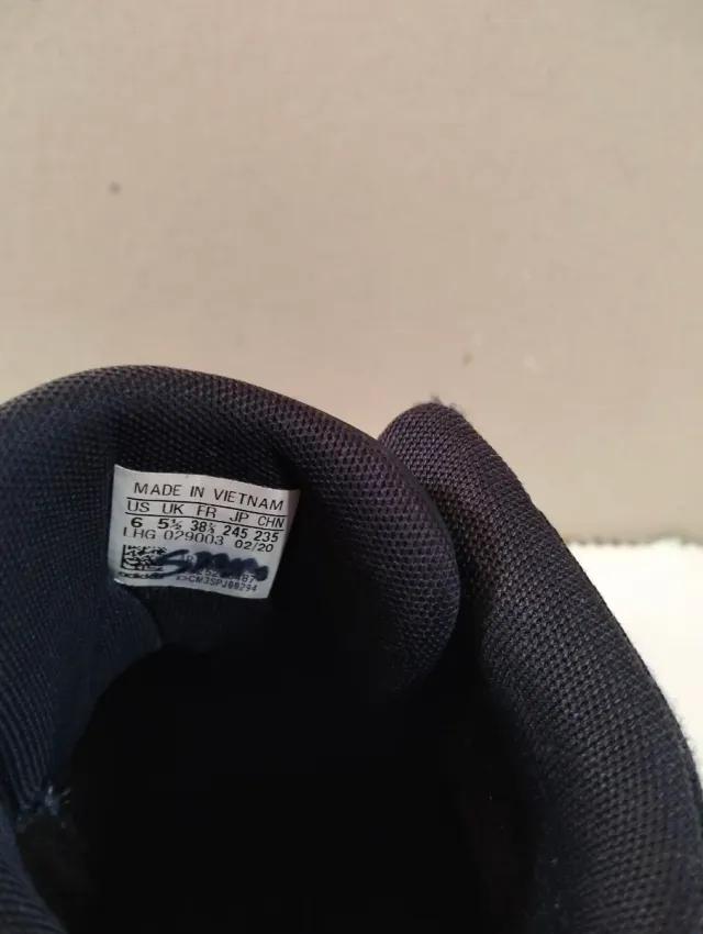 Zapatillas Adidas Hoops Talla 38.5 Gris/Verde