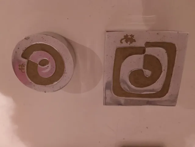 Cajas decorativas redonda y cuadrada