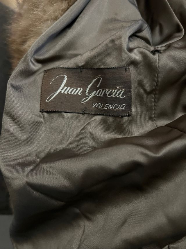 Abrigo de pelo natural marrón