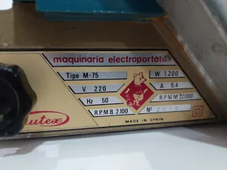 Lijadora Virutex M-75