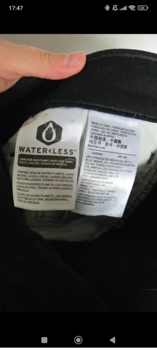 Levi's 512 Jeans Negros