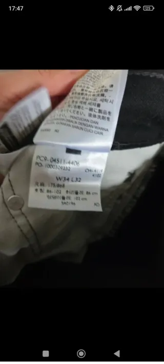 Levi's 512 Jeans Negros