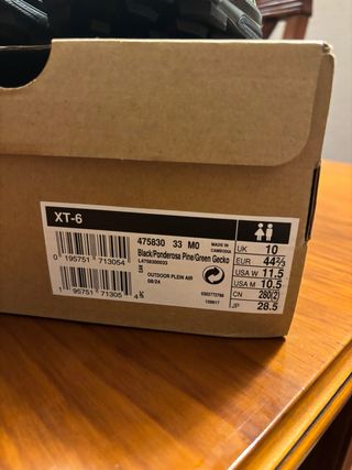 Salomon XT-6 Negras y Verdes