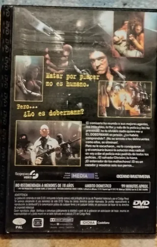 DVD Películas Hulk y Dobermann
