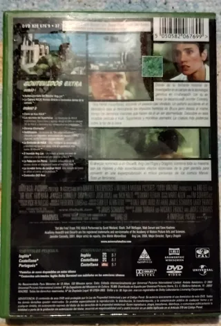 DVD Películas Hulk y Dobermann