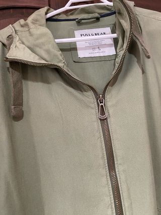 Chaqueta Bomber Pull&Bear Verde Hombre