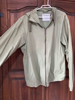 Chaqueta Bomber Pull&Bear Verde Hombre