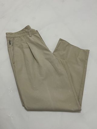 Pantalones Burberry Beige